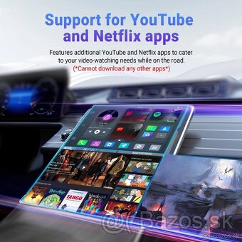 NetFlix, YouTube do auta - Bezdrôtový Carplay / Android Auto - 10