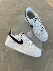 Nike air force 1 tenisky bielo čierne - 10