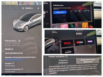 Tesla Model 3 Long Range AWD TOP STAV Autopilot - 10