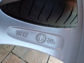 hlinikové disky orig.Skoda Yeti--7Jx17-ET-45---5x112 - 10