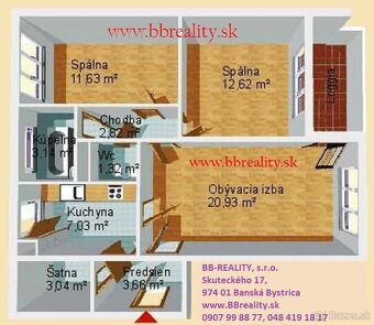 Predaj 3-i. byt, Banská Bystrica, Tulská, www.bbreality.sk - 10