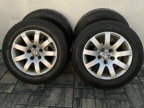 Zimna sada - vw hlnikove disky s 195/65 R15 rozteč 5x112 - 10