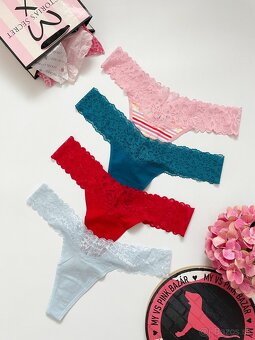 Victoria’s Secret PINK tanga nohavičky L - 10