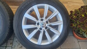 4 x 17" disky + letné pneu originál Volkswagen (Škoda ...) - 10