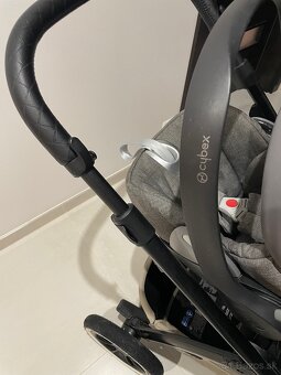 Kočík MON Relaxx + vajíčko CYBEX s ISOFIX - 10