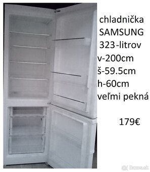 predám chladničku nerez aj bielu - 10