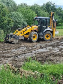 Výkopové, zemné a búracie práce. JCB 4CX - 10