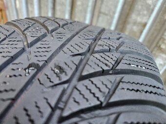 Plechové disky VW - 5x100 r15 + zimné pneu 185/65 r15 - 10