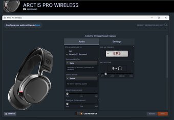 SteelSeries Arctis Pro Wireless - TOP stav - 10