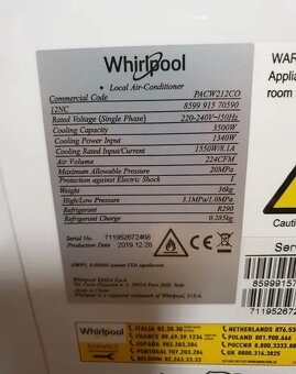 Whirlpool PACW212CO, mobilná klimatizácia - 10