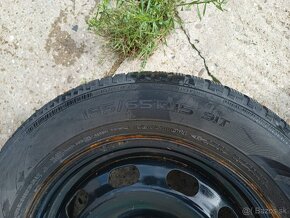 Plechove disky + celorocne gumy 195/65 R15 - 10