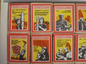 Zápalky krabičky CCCP SSSR Lenin Rusko komunizmus komsomol - 10