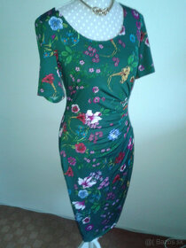 zelené elastické luxusné šaty OUI veľ. 36/38 - 10