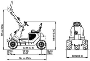 Nakladač Multione 1.1, 3WD, TOP - 10