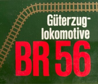 Lokomotíva BR 56 s hnacím tendrom - železničný model H0 - 10