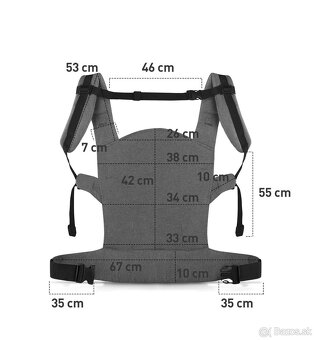 Kinderkraft Milo detský ergonomický nosič - 10