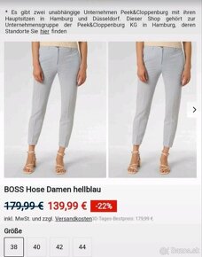 Hugo Boss nohavice dámske Nové - 10