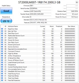 Externý HDD WD / Lacie / Toshiba / Seagate 1 / 1,5 / 2TB - 10