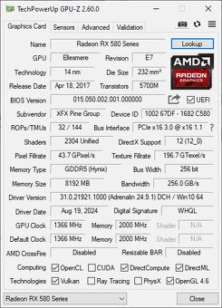 Intel i7 4770/ RX580 8GB/16GB RAM/ 500GB SSD/ 500W Bronze - 10