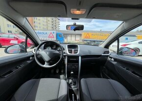 Peugeot 207 1.4i 70KW,CZ,KLIMA, 2xsada kol benzín manuál - 10