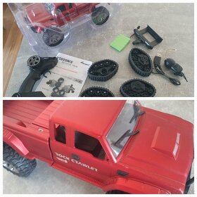 RC model terénneho auta PICKUP TRUCK 1/16 4WD 2,4G Červený - 10