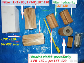 Filtre Hydrauliky    UNC 061, LKT -81, LKT 120 HON 200 DETVA - 10