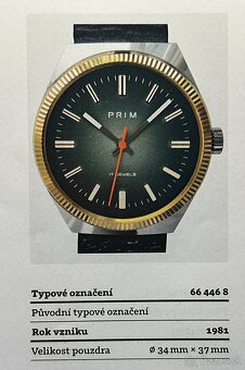 Československé Retro Vintage hodinky PRIM Ala Rolex - 10