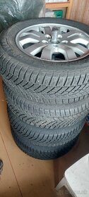 Komplet zimná sada pneumatiky 215/65 r16 + disky Honda crv 2 - 10