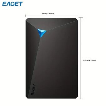 Nový nerozbalený externí HDD disk EAGET 500 GB. - 10