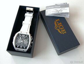 LIGE 89108 LED Chronograph - pánske super fashion hodinky - 10