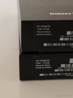 Predám 2x nový Samsung Galaxy S24 Ultra 12/512gb Black - 10