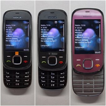 NOKIA 7230 - 6280 - 2680s - 2220s - 6500s Výsúvačky 2x 6680 - 10