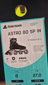 Nove damske kol.korcule, Rollerblade ASTRO 80 SP W, vel.42 - 10