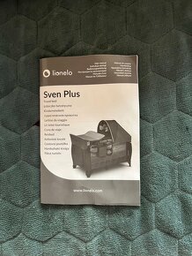 Lionelo Cestovná postieľka Sven Plus Grey Scandi - 10