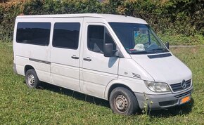 VYMENÍM 9miestny Mercedes sprinter 2.2CDI 60kw 247km výborny - 10