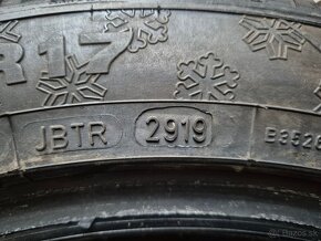 225/50 r17 zimné 4 ks DUNLOP dezén 8,2 - 7,7 mm - 10