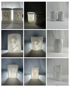 3D svietiace fotky - litografia / lithophane - 10