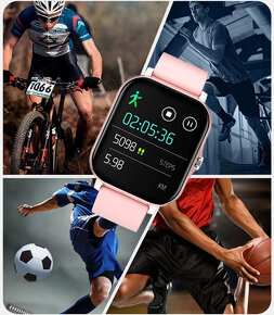 Fitness smart hodinky X8 (čierne, zlaté, sivé, ružové) - 10