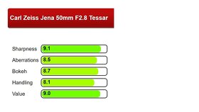 Tessar 50mm f2.8  Carl Zeiss Jena DDR, M42 závit - 10