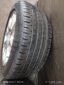 Predám tieto al.disky BBS 5x112 R17 s pneu 225/50 r17 8mm. - 10