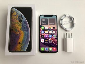 apple iphone XS MAX 256gb Silver / Batéria 100% - 10