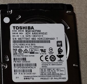 ✔️Hardisky 500GB 3.5" 2.5" SATA aj IDE - 10