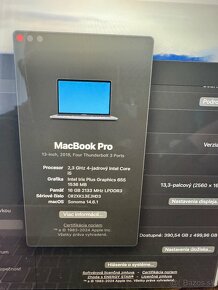 MacBook Pro 13” 2018 Touch Bar - 10