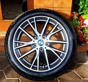 alu R17 5x112, senzory, zimné pneu 195/55, orig. BMW 1 - 10