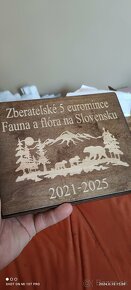 Drevená kazeta na mince Fauna a Flóra - 10