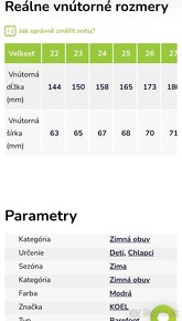 Barefoot detské zimné topánky Koel 24 - 10