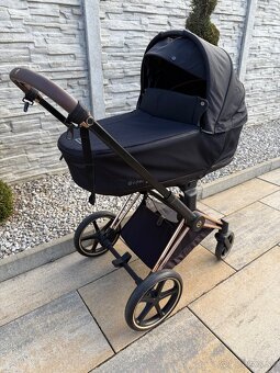 Predám Cybex Priam 4.0 black s rose gold podvozkom - 10