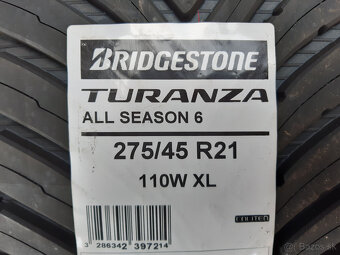 275/45 R21  -nové celoročné Bridgestone - 10