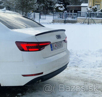 AUDI A4 S4 RS4 B9 spoiler kridlo lipko na hranu kufra - 10