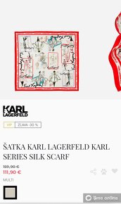 Predam novu hodvabnu damsku satku Karl Lagerfeld - 10